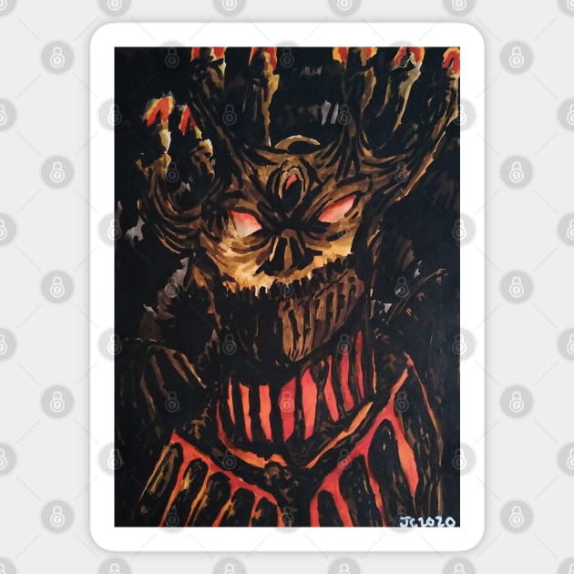 Doom Patrol - "Make A Wish" Candlemaker portrait (original) Sticker by StagArtStudios